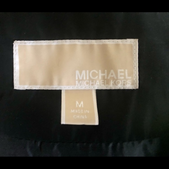 SOLD Michael Kors Long Black Puffer Vest - Picture 6 of 7